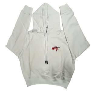 OFF-WHITE CNY Cropped Hoodie Black/Red XS NWT Authentic